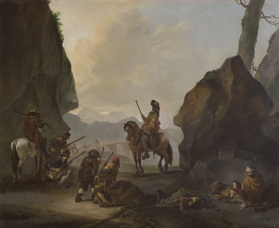Ladri in agguato da Johannes Lingelbach